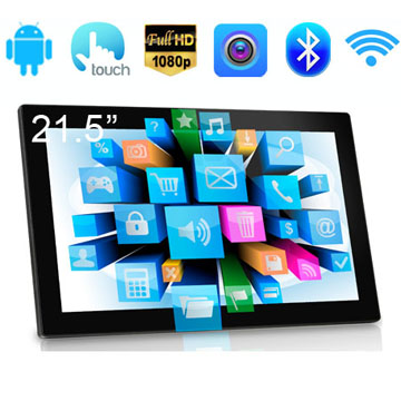 21.5 Inch RK3188(RK3288) Quad Core FULL HD 1080P Screen Wall Mounted Touch Screen Industrial Android Tablet